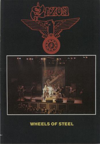 Saxon Wheels Of Steel UK tour programme (157929) TOUR PROGRAMME